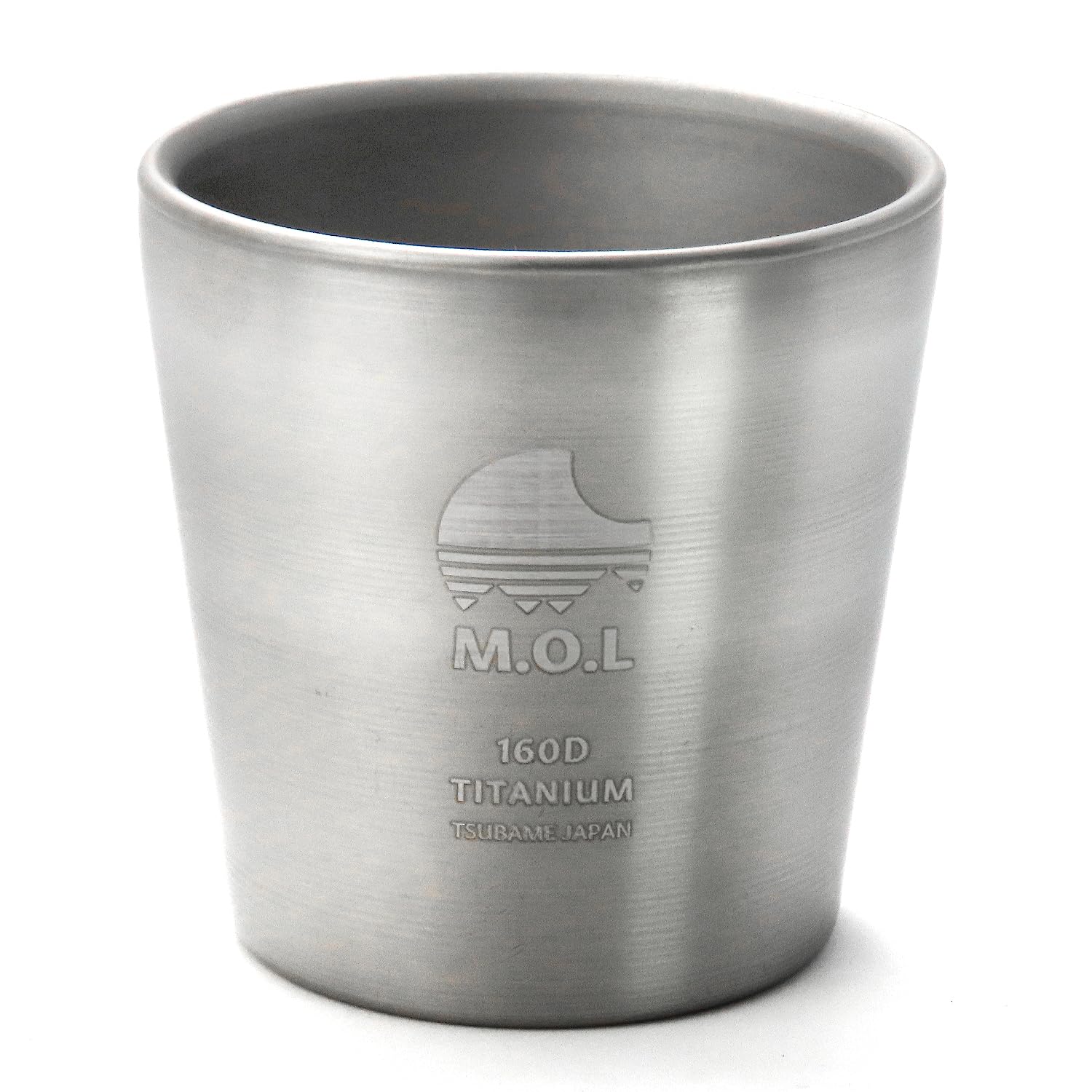 Amazon.co.jp: M.O.L 日本製 チタンカップ 1個 160ml ダブルウォール